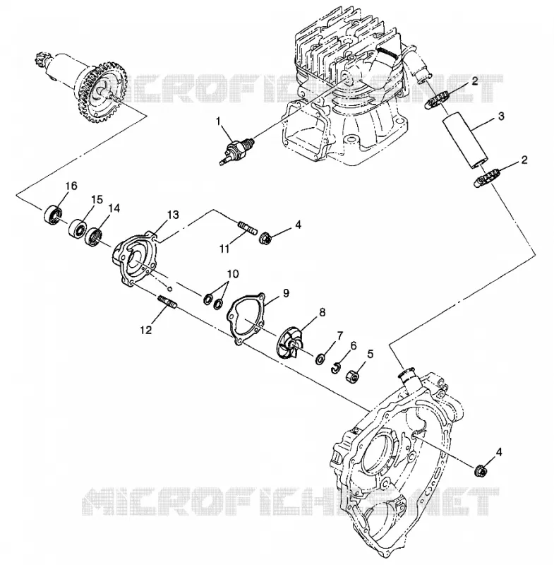 WATER PUMP BIG BOSS 6X6 400L W97AE38A (4940814081D009)