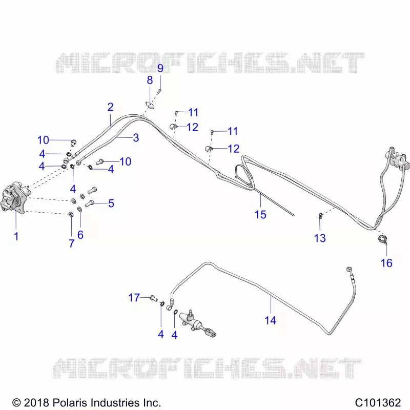 BRAKES, REAR BRAKE LINES