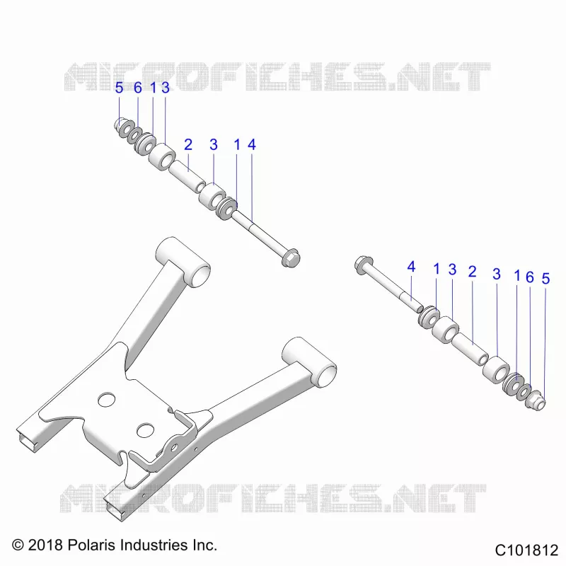REAR SUSPENSION A-ARM MOUNTING AND BUSHINGS