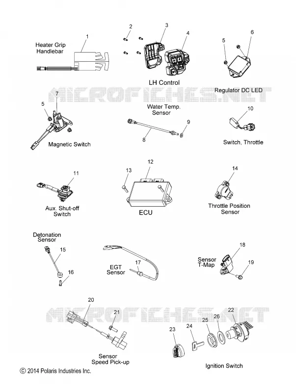 SWITCHES, SENSORS AND COMPONENTS