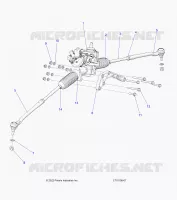 STEERING GEAR BOX W/EPS AND RELATED