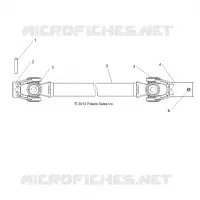 DRIVE TRAIN, FRONT PROP SHAFT
