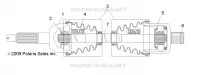 DRIVE TRAIN, REAR DRIVE SHAFT