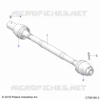 DRIVE TRAIN, FRONT PROP SHAFT