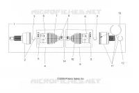 DRIVE TRAIN, DRIVE REAR SHAFT