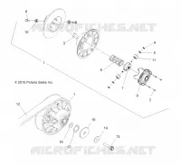 DRIVE TRAIN, SECONDARY CLUTCH