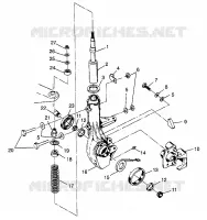 FRONT STRUT    BIG BOSS 6X6 400L W97AE38A (4940814081B006)