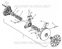 DRIVE CLUTCH ASSEMBLY SPORT 0940443 AND SPORT SKS 0940243 (4925052505027A)