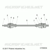 DRIVE TRAIN, FRONT HALF SHAFT