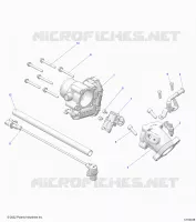 ENGINE, THROTTLE BODY AND FUEL RAIL