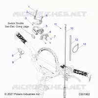ENGINE, THROTTLE CONTROL ASM.