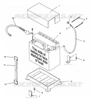 BATTERY BOX SL 650 B944058 (4926992699015A)