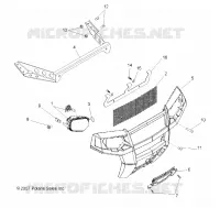 FRONT BUMPER SUPPORT AND HEADLIGHTS