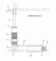 FRONT SHOCK TRACK, EXTERNAL COMPONENTS (WALKER EVANS/7043096)
