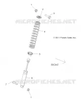 SUSPENSION, REAR SHOCK MOUNTING