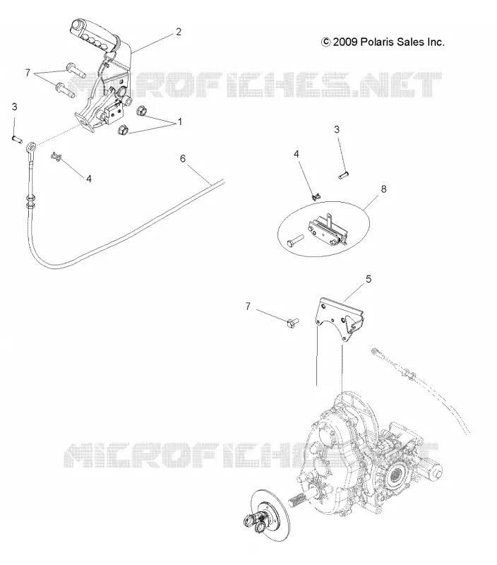 PARKING BRAKE BRAKE ASM.