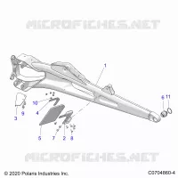 REAR SUSPENSION TRAILING ARMS