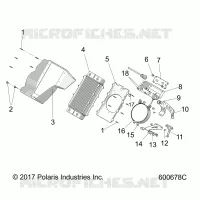 ENGINE, COOLING SYSTEM, RADIATOR/SHROUD