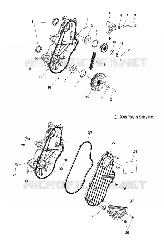 DRIVE TRAIN, CHAINCASE