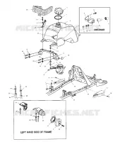 FUEL TANK AND CARBURETOR MOUNTING
