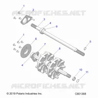 DRIVE TRAIN, JACKSHAFT AND DRIVE SHAFT