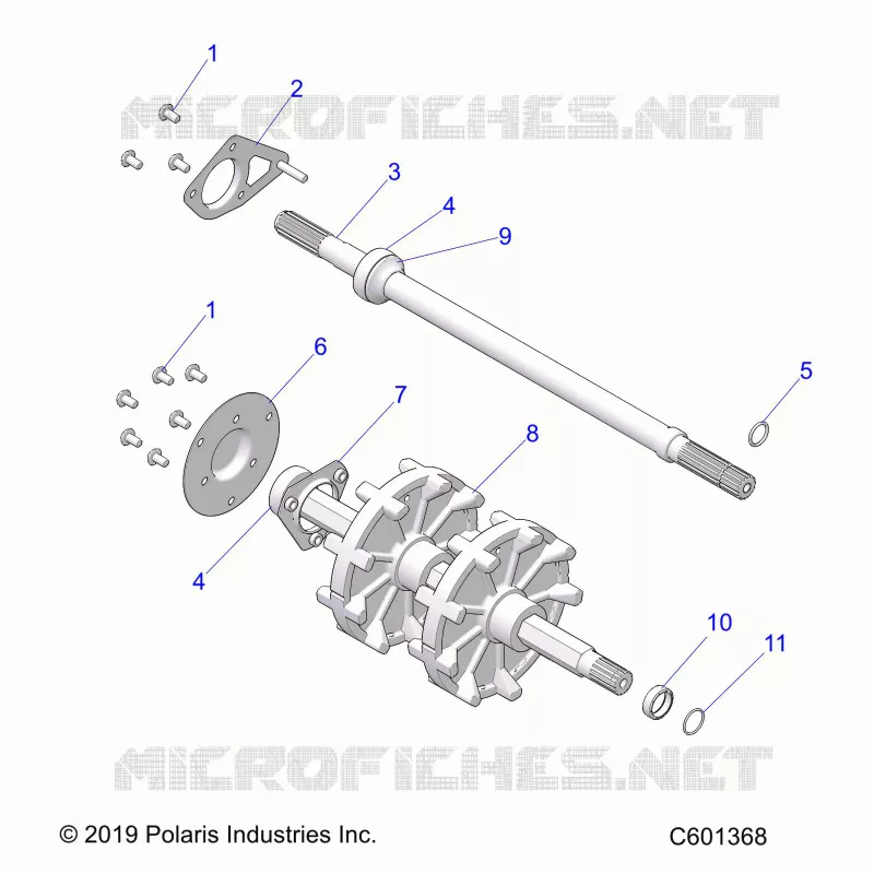 DRIVE TRAIN, JACKSHAFT AND DRIVE SHAFT