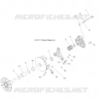 DRIVE TRAIN, PRIMARY CLUTCH