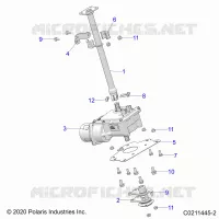 STEERING POST  AND EPS