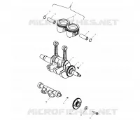 CRANKSHAFT AND PISTON