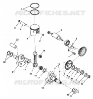 PISTON   CRANKSHAFT 6X6 350L S938739 (4924362436043A)