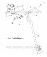 BRAKES, PEDAL AND MASTER CYLINDER MOUNTING