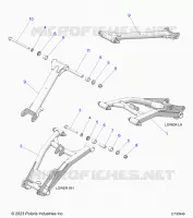 REAR SUSPENSION CONTROL ARMS