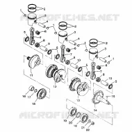 CRANKSHAFT   PISTON SL 750 B944070 (4927012701025A)