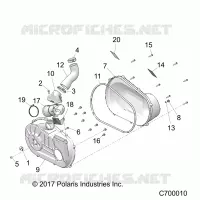 DRIVE TRAIN, CLUTCH COVER AND DUCTING