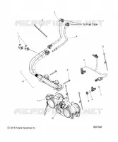 FUEL SYSTEM, RAIL, LINES AND THROTTLE BODY