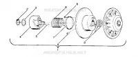 DRIVEN CLUTCH STAR, SPRINT ES AND STARTRAK UPDATED 2/90 (4916811681015A)