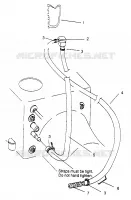 WATER SIPHON SLX 780 B964287 AND INTL. SLX 780 I964287 (4937443744B009)