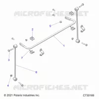 SUSPENSION, FRONT STABILIZER BAR