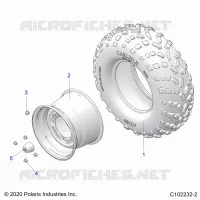 WHEELS, REAR TIRE