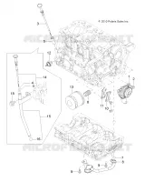 ENGINE, OIL SYSTEM AND DIPSTICK