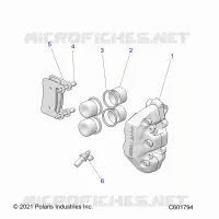 BARKE CALIPER ASM.