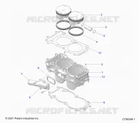 CYLINDER AND PISTON