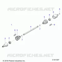 DRIVE TRAIN, DRIVE SHAFT, FRONT