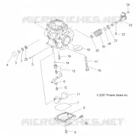 ENGINE, CARBURETOR LOWER