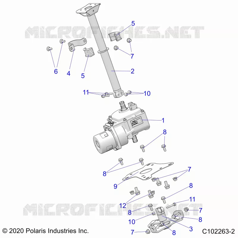 STEERING, STEERING POST  ASM.