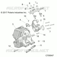 ENGINE, AIR INTAKE MANIFOLD EVAP 50S