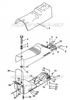 SEAT   GAS TANK ASSEMBLY TRAIL DELUXE E940262 (49273827380002)