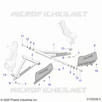 SUSPENSION, A-ARM AND STRUT MOUNTING
