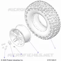 WHEELS, FRONT/REAR