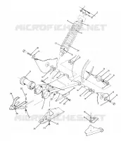SWING ARM WELDMENT AND REAR SHOCK  ASSEMBLY (4916341634021A)